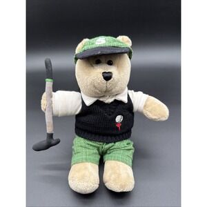 RARE STARBUCKS Bearista Bear 2006 Golfer